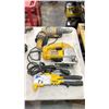 Image 1 : DEWALT CORDED DRILL, CORDED ORBITAL SAW AND SWIVEL HEAD RIVETER