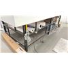 Image 2 : METAL FAMED ILLUMINATED INDUSTRIAL LAYOUT TABLE APPROX 120X60X36"