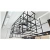 Image 2 : MASSIVE BLACK METAL LIGHT FIXTURE APPROX 120X60X36"