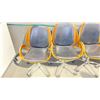 Image 2 : 4 WOOD AND LEATHER CLIENT CHAIRS