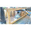 Image 1 : WOODEN LAYOUT TABLE 96X33X37"