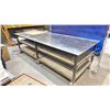 Image 1 : LARGE METAL LAYOUT TABLE 120X49X39"