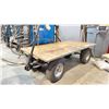 Image 2 : 4 WHEEL WOOD TOP CART