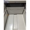Image 3 : GREY 4 DRAWER FILING CABINET & 4' ALUMINUM LADDER