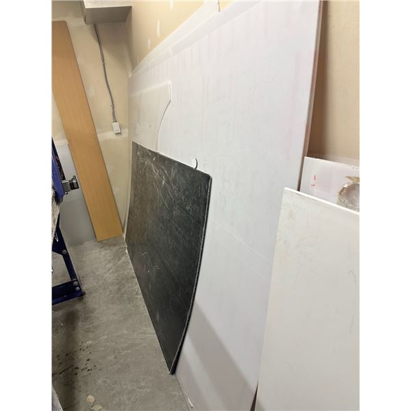 LARGE LOT OF ASSORTED ACRYLIC CUT OFF PIECES, MOSTLY COMPLETE SHEETS