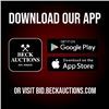 Image 1 : Get the Beck Auctions Bidding App Today!