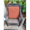 Image 2 : Faux Wicker Chair A
