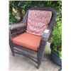 Image 2 : Faux Wicker Chair A