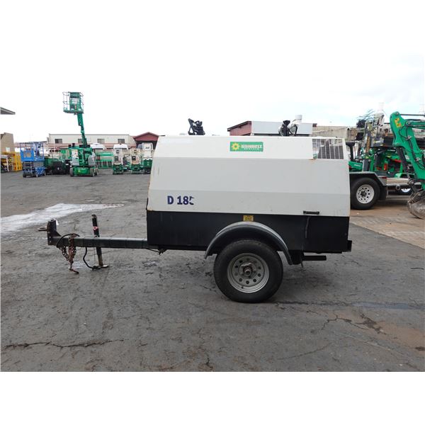 (10131075) 2019 Rotair Model D185T4F Air Compressor, 185 CFM, 125 PSI -Needs Repair
