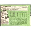 Image 2 : 1978 TOPPS BRAD VAN PELT