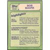 Image 2 : 1982 TOPPS BOB BOONE