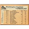 Image 2 : 1975-76 NHL TOPPS WASHINGTON CAPITALS
