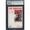 Image 2 : 1992 SKYBOX IMPACT JOE MONTANA SIGNED TRADING CARD - BECKETT GRADE 10
