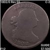 Image 1 : 1802/0 Rev 02, C-2 Draped Bust Half Cent NICE CIRCULATED