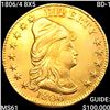 Image 1 : 1806/4 8X5 BD-1 $2.50 Gold Quarter Eagle UNCIRCULATED