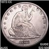 Image 1 : 1872-CC Seated Liberty Half Dollar HIGH GRADE