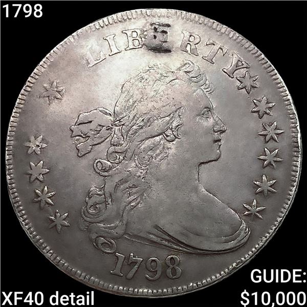 1798 Draped Bust Dollar NEARLY UNCIRCULATED