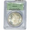 Image 1 : 1892 Morgan Silver Dollar PCGS MS63 PL