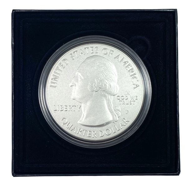 2017 Silver 5oz Quarter Ellis Island