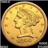 Image 1 : 1844-O $5 Gold Half Eagle UNCIRCULATED