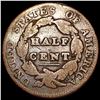 Image 2 : 1835 Classic Head Half Cent NICELY CIRCULATED