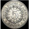 Image 2 : 1866 Shield Nickel CLOSELY UNCIRCULATED