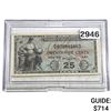 Image 1 : 25C Military Payment Certificate Series 481