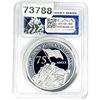 Image 2 : 2020-P Tuvalu Iwo Jima 75th Anniv. 2OZ Silver $2 PR70 DCAM