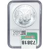 Image 2 : 1991 Silver Eagle NGC MS69