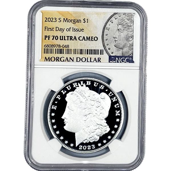 2023-S Morgan Silver Dollar NGC PF70 Ultra Cameo