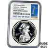 Image 1 : 2020 France 2oz SIlver 25 Euro Lafayette-Octagonal NGC PF69