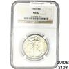 Image 1 : 1943 Walking Liberty Half Dollar NGC MS62