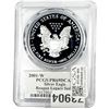 Image 2 : 2001-W Silver Eagle PCGS PR69 DCAM Reagan Legacy