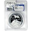 Image 2 : 2020-P Tuvalu Iwo Jima 75th Anniv. 2OZ Silver $2 PR70 DCAM