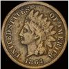 Image 1 : 1864 L Bronze Indian Head Cent NICE CIRC