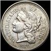 Image 1 : 1867 Nickel Three-Cent Piece CHOICE AU