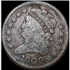 Image 1 : 1809 Classic Head Half Cent NICELY CIRCULATED