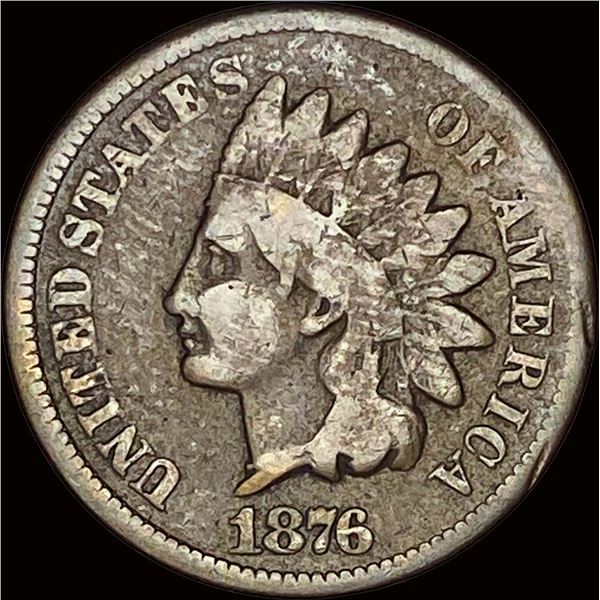1876 Indian Head Cent NICELY CIRCULATED