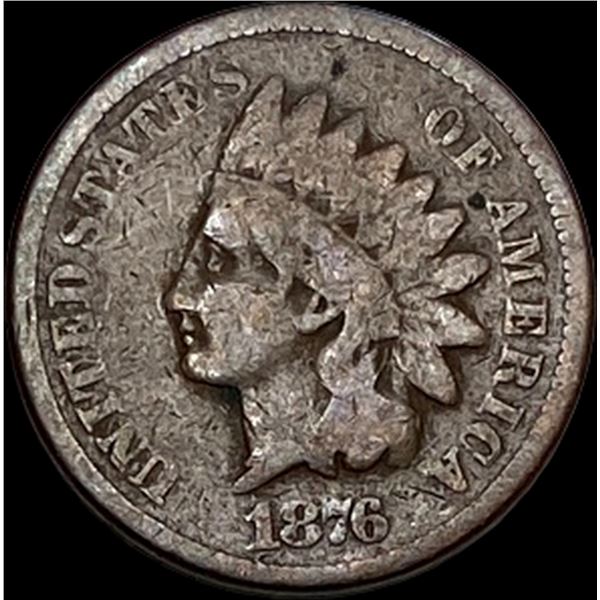 1876 Indian Head Cent NICELY CIRCULATED