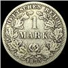 Image 2 : 1875-A Germany Silver 1 Reichsmark NEARLY UNCIRCULATED