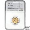 Image 1 : 1941 Wheat Cent MS 67RD