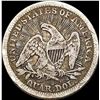Image 2 : 1853 Arrows/Rays Seated Liberty Quarter LIGHTLY CIRCULATED