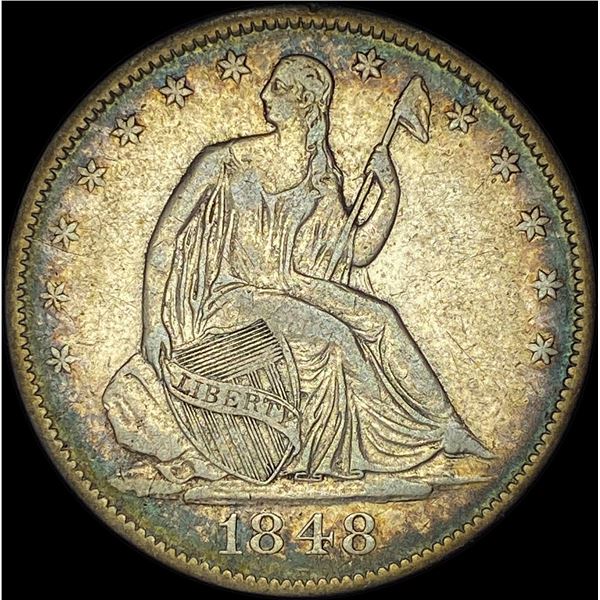 1848-O Seated Liberty Half Dollar NEARLY  UNCIRCULATED