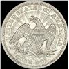 Image 2 : 1853 Arrows/Rays Seated Liberty Quarter  CLOSELY UNCIRCULATED