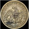 Image 2 : 1855 Arrows Seated Liberty Quarter NEARLY  UNCIRCULATED