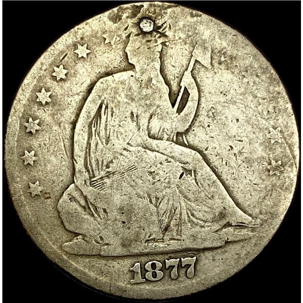 1877 Seated Liberty Half Dollar NICELY  CIRCULATED