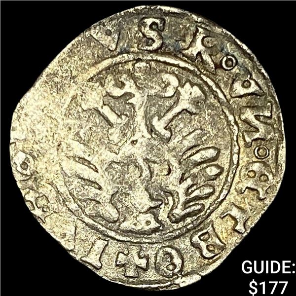 1200-1450 Bohemia Silver Pfennig CLOSELY UNCIRCULATED