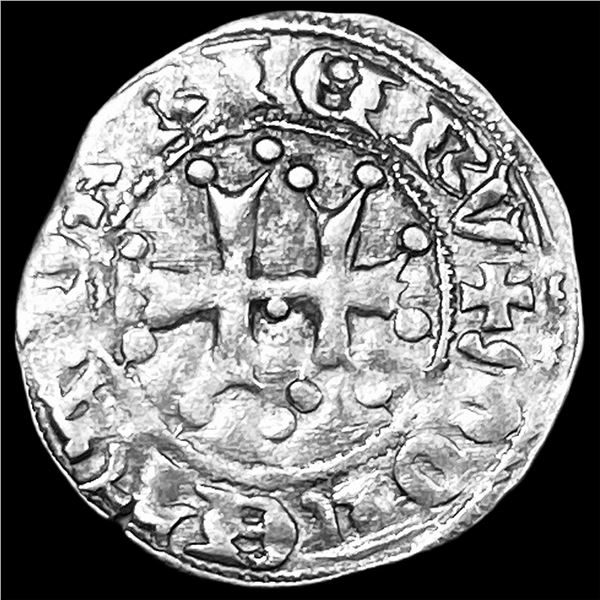 1386-1395 Hungary Silver Denar CLOSELY UNCIRCULATED