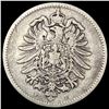 Image 1 : 1875-F Germany Silver 1 Reichsmark NEARLY UNCIRCULATED