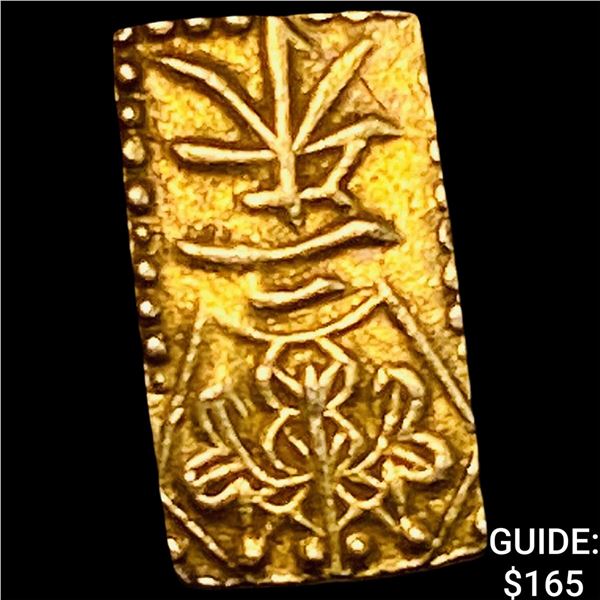 1832-1858 Japan Gold 2 Shu .052oz CLOSELY UNCIRCULATED